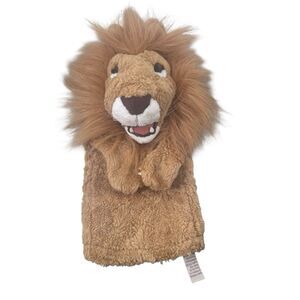 Folkmanis Lion Stage Hand Puppet 12" Claws Fangs Stuffed Plush Fast Shipping